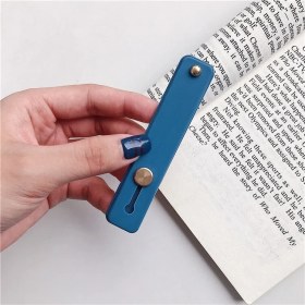 Resim GongtuShop No.8 Stili Silikon Bileklik Parmak Yüzük Kavrama Cep Telefonu Tutucu Standı Itme Çekme Etiket Yapıştır Evrensel El Bandı Telefon Tutucu Braketi (Yurt Dışından) 