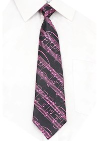 Resim Ocean Pole Çocuk Müzik Kravat Siyah 