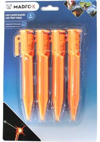 Resim Madfox Led Işıklı Çadır Kazığı 15cm 4pcs Çok Renkli 