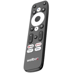 Resim wellbox MaxPro Android Tv Box Sesli Uzaktan Kumanda 