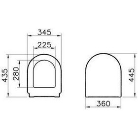 Resim S50 Soft Klozet Kapağı - Beyaz 