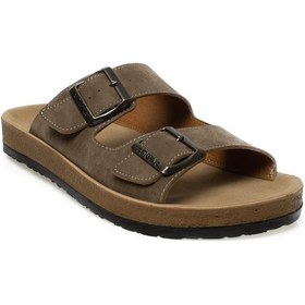 Resim Muya 31330m Allen Çift Bant Vizon Erkek Terlik Vizon 