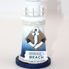 Resim Ahşap Marin Deniz Feneri Model 6 