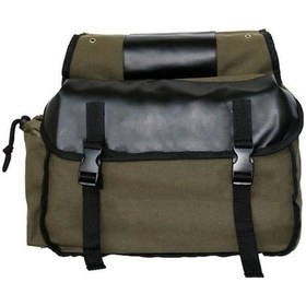 Resim Pazly Askeri Yeşil Bisiklet Arka Raf Çantası - Büyük Kapasiteli Dağ Bisikleti Motosiklet Taşıma Çantası - Arka Çift Eyer Çantası Yeşil Yeşil 