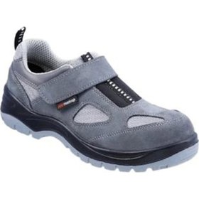 Resim Mekap 157 Jüpiter S1 Süet Deri Çelik Burunlu İş Güvenlik Ayakkabısı Gri 
