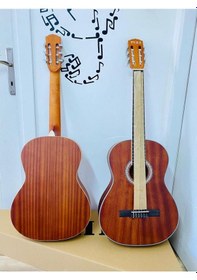Resim Agostini-Pukahg400-S Maun Ağacı-Sap Ayarlı- 4/4 Tam Klasik Gitar 