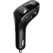 Resim Baseus Streamer F40 Serisi Kablosuz Mp3 Fm Transmitter Araç Şarj Adaptörü Siyah (Yurt Dışından) 