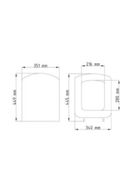 Resim Kare Klozet Kapağı Yavaş Kapanan Yerli Üretim Amortisörlü 