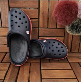 Resim Akınal Bella Unisex Sabo Terlik Hastane Terliği Lacivert-Kırmızı 