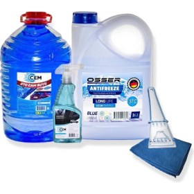 Resim Cem Car Care Ultra Kışlık Oto Bakım Seti 5 Parça Mikro Fiber Bez Hediye 