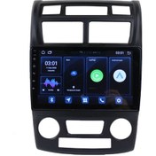 Resim Kia Sportage Old 2005-2010 Siyah Renk 9 İnç 6-64 Pro Model Qled Ekran 9" 