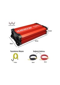 Resim Kobb Kbn1000 12v/220v 1000watt Tam Sinüs Dönüştürücü İnvertör Fr Kbn1000 