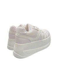 Resim Aybaak 5007 Yüksek Dolgu Topuk Kadın Ayakkabı Sneaker Beyaz 