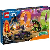 Resim 60339 Lego City - Çift Çemberli Gösteri Arenası 598 parça +7 yaş 