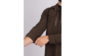 Resim Kordak Uzun Kollu Likralı Outdoor Taktik Gömlek 