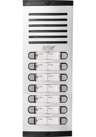 Resim NTS Diafon Sesli Işıklı Fotoselli Çift Sıra 14'lü Buton 4013-14 