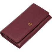 Resim Bordo Deri Kadın Cüzdan - S1CB00005818-M71 