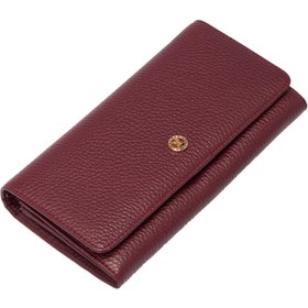 Resim Bordo Deri Kadın Cüzdan - S1CB00005818-M71 