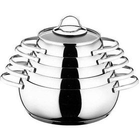 Resim Aryıldız Olimpos 10 Parça Cam Tencere Set 