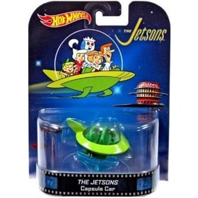 Resim Premium Retro Entertainment 2023 - The Jetsons Capsule Car Jetgiller Kapsül Uçan Araba 