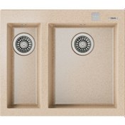 Resim Teka Forsquare 590 Tg Çift Hazneli Tegranite+ Eviye - Avena Bej - 115260021 