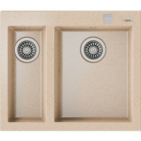 Resim Teka Forsquare 590 Tg Çift Hazneli Tegranite+ Eviye - Avena Bej - 115260021 