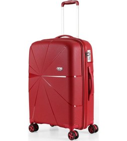 Resim Ççs 5264 Büyük Orta 2 Li Valiz Seti Bordo 