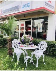 Resim Aluminyumdokumcu Osmanlı 2 Sandalye 65 Masa Osmanlı 