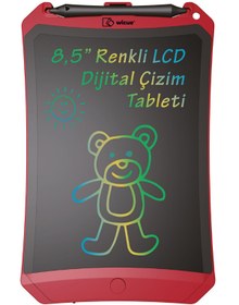 Resim Xiaomi Wicue 8,5’’ Mıknatıslı LCD Dijital Renkli Çizim Tableti - Standart / Standart 