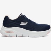 Resim Skechers Arch Fit Kadın Lacivert Günlük Spor Ayakkabı 