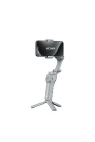 Resim Lenyes LPH105 Taşınabilir M01 3 Eksenli El Tipi Aparatlı Gimbal Stabilizatör Gri 