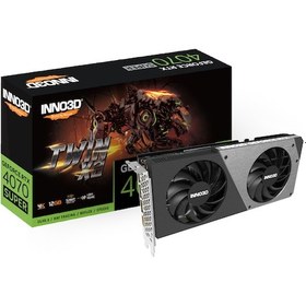 Resim Inno3D N407S2-126X-186162N RTX4070 Super Twin X2 12 GB GDDR6X 192 BİT Ekran Kartı 