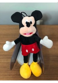 Resim Yüksek Kalite Minnie Mouse Peluş Oyuncak Hediyelik Uyku Arkadaşı 30 Cm Miki Mini Fare Peluş Kırmızı 