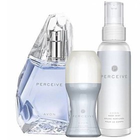 Resim Avon Perceive 50ml. Edp Kadın Parfüm Vücut Spreyi 100 ml. Ve (rolon) 