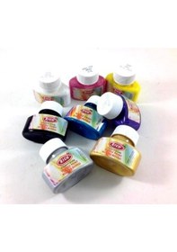 Resim Metalik Kumaş Boyası 35 Cc Gümüş - 3 Adet Gümüş 