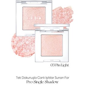Resim İnci Işıltılı Kremsi Dokuya Sahip Tekli Far Clıo Pro Single Shadow 23fw G03 Pin Light 03 