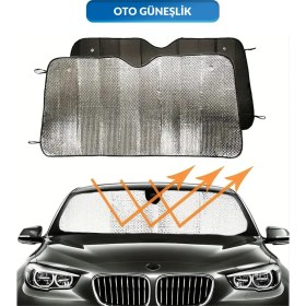 Resim Erbar Katlanabilir Ön Cam Güneşlik Isı Önleyici Araç Perdesi Volkswagen Passat Peuge - M042R902-K96 