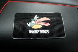 Resim Angry Bird Yeşil Torpido Kaydırmaz Ped 