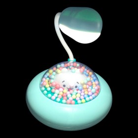 Resim Yaratıcı sanatlar atölyesi Top Havuzunda Kitty Figür Led Şarjlı Masa Lambası 