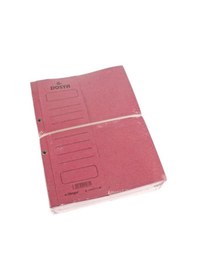 Resim Özkan Yarım Kapak Karton Dosya Pembe Kapsüllü 6 Paket 300 Adet 
