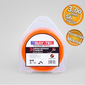 Resim Baytec Bay-Tec MK4710 Tırpan Misinası Yuvarlak Turuncu 3.0 mm 56 Metre Misina 