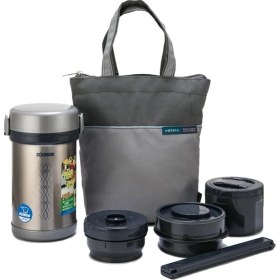 Resim Zojirushi SL-NC09 0.84 Litre Vakumlu Yemek Termosu Kabı Çok Amaçlı Kullanım için Paslanmaz Çelik 