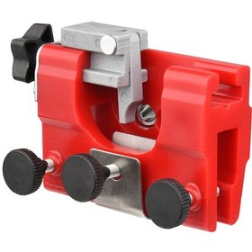 Resim Konesam Taşınabilir Zincir Bileme Aleti - Kırmızı Plastik Zincir Kesme Makası 