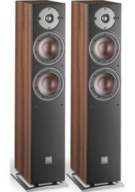 Resim Dali Oberon 5 Kule Tipi Çift Hoparlör Ceviz 