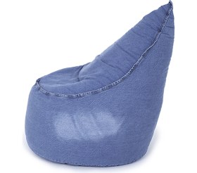 Resim Pufumo Üçgen Jeans Kot Armut Koltuk 