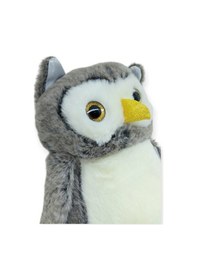Resim Sevimli Peluş Baykuş 25 Cm - Gri Gri 