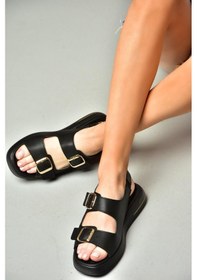 Resim Fox Shoes S518108309 Siyah Kadın Sandalet 