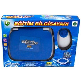 Resim Oyuncak Eğitici Laptop Bilgisayar Türkçe-ingilizce Mavi 