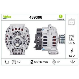 Resim Renault Megane 1995-2004 Arası 2.0 16v Valeo Marka Alternatör 