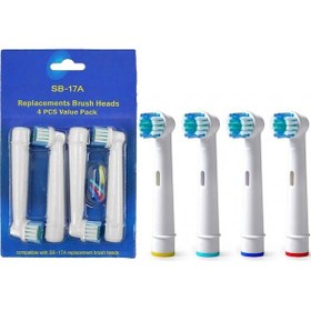 Resim ORAL B Şarjlı Diş Fırçaları Ile Uyumlu Muadil 4'lü Yedek Başlık 
